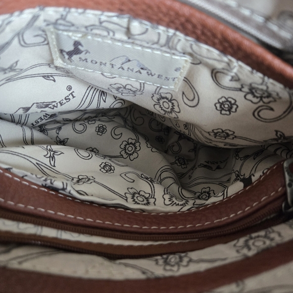 Montana West Brown Crossbody Bag with Studded Detailing - Picture 7 of 12